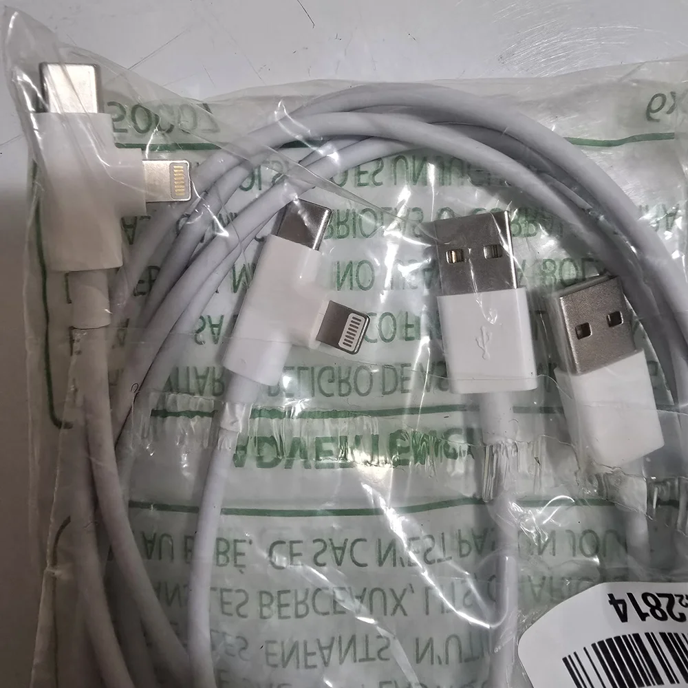 White USB Charging Cable